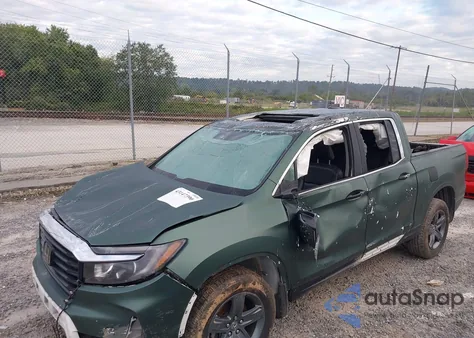 2021 Honda Ridgeline Rtl z USA, uszkodzony, nr VIN 5FPYK3F59MB018741